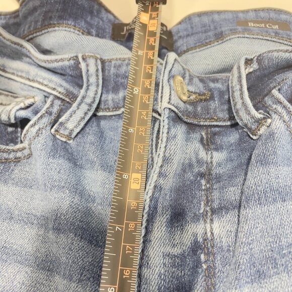 Judy Blue High Waist Destroyed Boot Cut Denim Jeans JB82405MD Size 9/28 - Picture 11 of 11